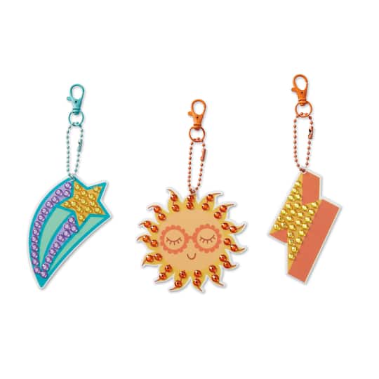 Summer Sun Diamond Art Keychain Kit by Creatology&#x2122;